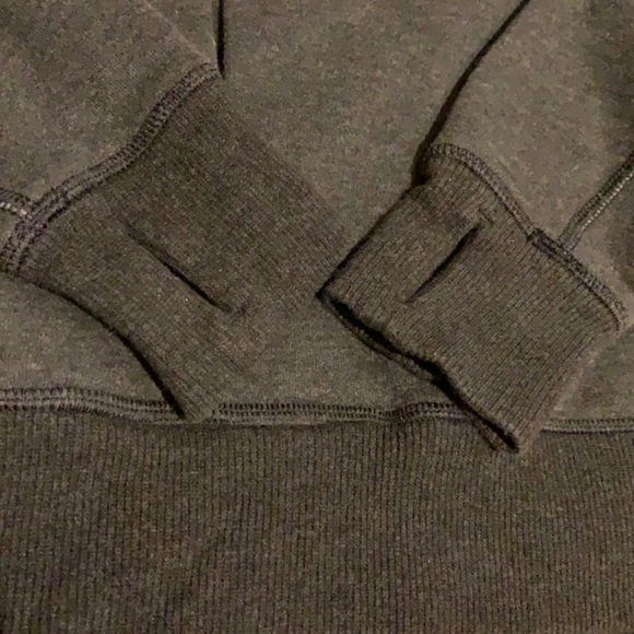 VEUC Lululemon Hug it Out Full Zip Up Dark Grey Sweatshirt / Jacket - size 6 - Picture 11 of 17